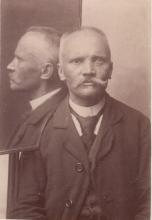 Adolf Brylicki. Fahndungsfoto 1900