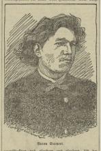 Anton Stacherl. Grafik in: Arbeiter-Zeitung [/] Morgenblatt (Wien), 25. Jg., Nr. 300 (1. November 1913), S. 15.