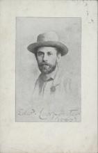 Edward Carpenter 1887. Postkarte [O. O.: o. V. o. J.]. Quelle: Sammlung Reinhard Müller, Graz