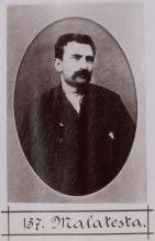 Errico Malatesta. © Staatsarchiv Hamburg, Signatur 331-3-1063: Sammlung von Fotos von Anarchisten für das »Anarchisten-Album«
