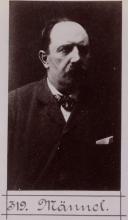 Franz Maennl. © Staatsarchiv Hamburg, Signatur 331-3-1063: Sammlung von Fotos von Anarchisten für das »Anarchisten-Album«