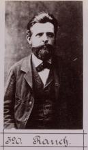 Franz Rauch. © Staatsarchiv Hamburg, Signatur 331-3-1063: Sammlung von Fotos von Anarchisten für das »Anarchisten-Album«