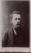 Franz Kutil. © Staatsarchiv Hamburg, Signatur 331-3-1063: Sammlung von Fotos von Anarchisten für das »Anarchisten-Album«