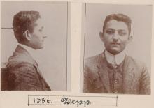 Hans Zepp. © Staatsarchiv Hamburg, Signatur 331-3-1063: Sammlung von Fotos von Anarchisten für das »Anarchisten-Album«