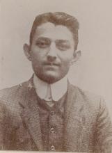 Hans Zepp. © Staatsarchiv Hamburg, Signatur 331-3-1063: Sammlung von Fotos von Anarchisten für das »Anarchisten-Album«