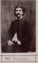 Jakob Lederer. © Staatsarchiv Hamburg, Signatur 331-3-1063: Sammlung von Fotos von Anarchisten für das »Anarchisten-Album«