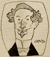 Julius Wudy. Selbstporträt in: Neue Freie Worte (Wien), 3., Jg., Nr. 18 (39. Mai 1913)