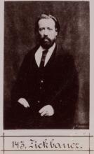 Leopold Zickbauer. © Staatsarchiv Hamburg, Signatur 331-3-1063: Sammlung von Fotos von Anarchisten für das »Anarchisten-Album«