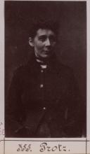 Marie Protz. © Staatsarchiv Hamburg, Signatur 331-3-1063: Sammlung von Fotos von Anarchisten für das »Anarchisten-Album«