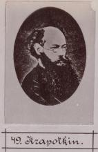 Pjotr Alexejewitsch Kropotkin. © Staatsarchiv Hamburg, Signatur 331-3-1063: Sammlung von Fotos von Anarchisten für das »Anarchisten-Album«