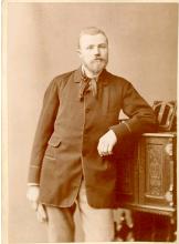 Rudolf Schnaubelt. Fahndungsfoto Mai 1886. Quelle: Charles Book, London