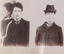 Stefan Grossmann. © Staatsarchiv Hamburg, Signatur 331-3-1063: Sammlung von Fotos von Anarchisten für das »Anarchisten-Album«