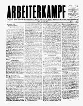 Nr. 1. Wien, 1. Mai 1920 