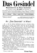 Das Gesindel 1911