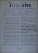 Neues Leben Nr. 1 05. Juni 1897
